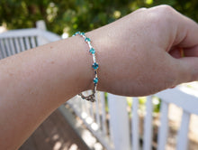 Load image into Gallery viewer, European Crystal and Sterling Silver Bracelet