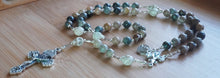Load image into Gallery viewer, Momento Mori Rosary - Stone and Silver
