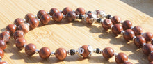 Load image into Gallery viewer, Red Jasper and Black Onyx Rosary
