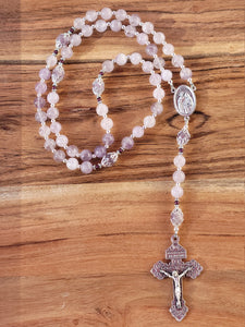 Lavender Amethyst Rosary