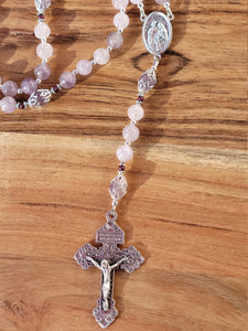 Lavender Amethyst Rosary