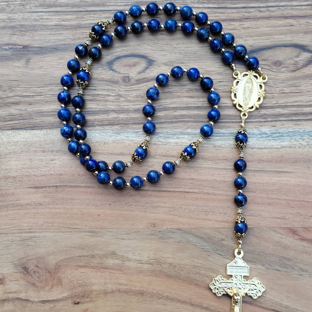 Lapis Lazuli FSSP Seminary Rosary