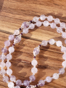 Lavender Amethyst Rosary