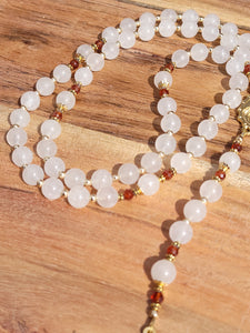 White Jade Pentecost Rosary